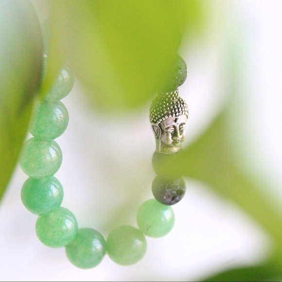 Boho Jade w/ Lava Stone an God Head - Picture 3 of 4